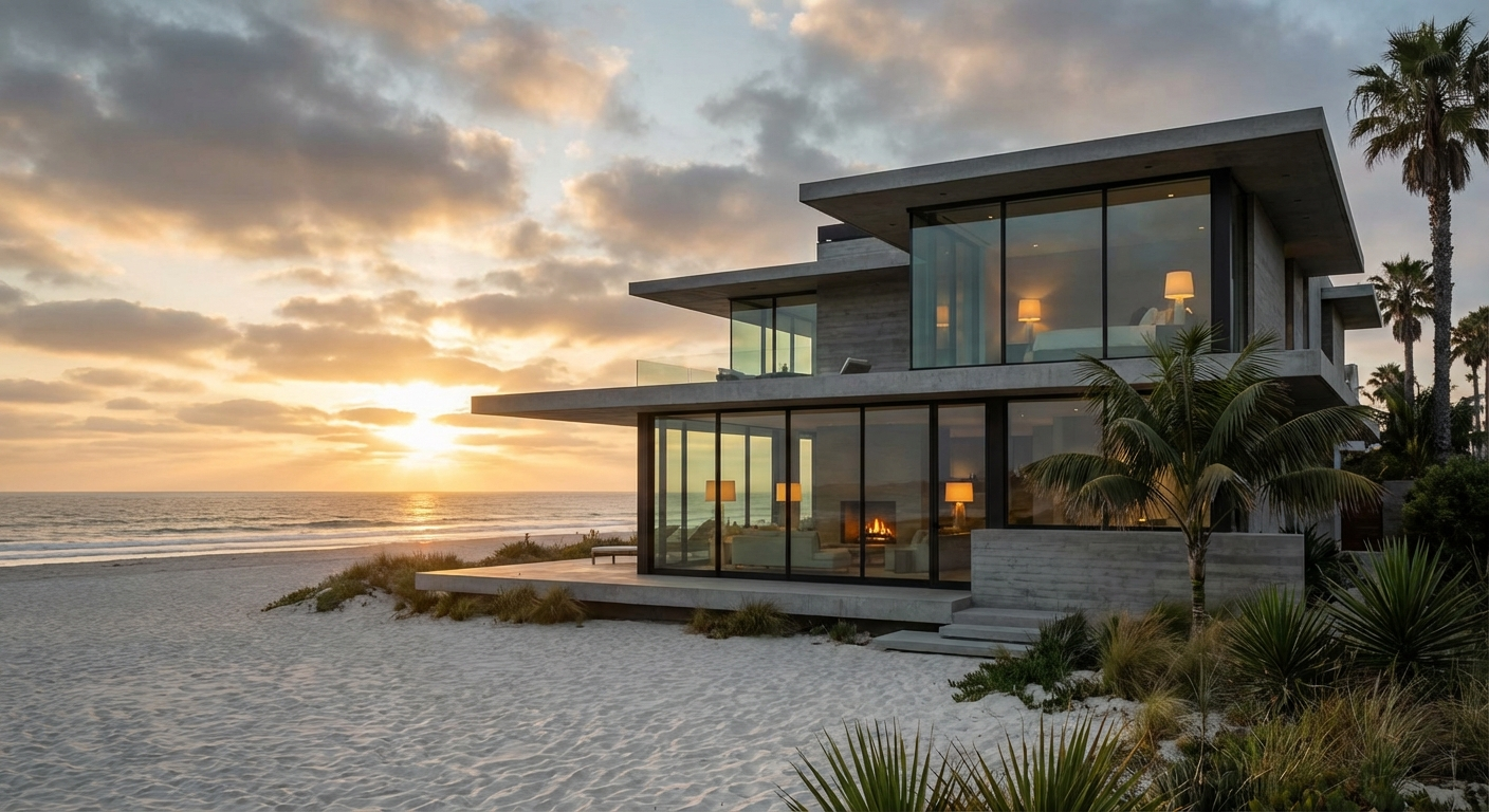 Southern California beachfront luxury homes — oceanfront residential collection